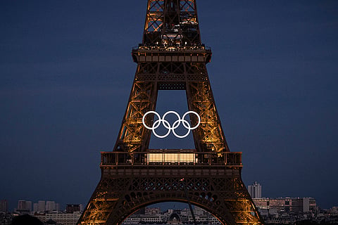 2024 Paris Games Olympic Rings